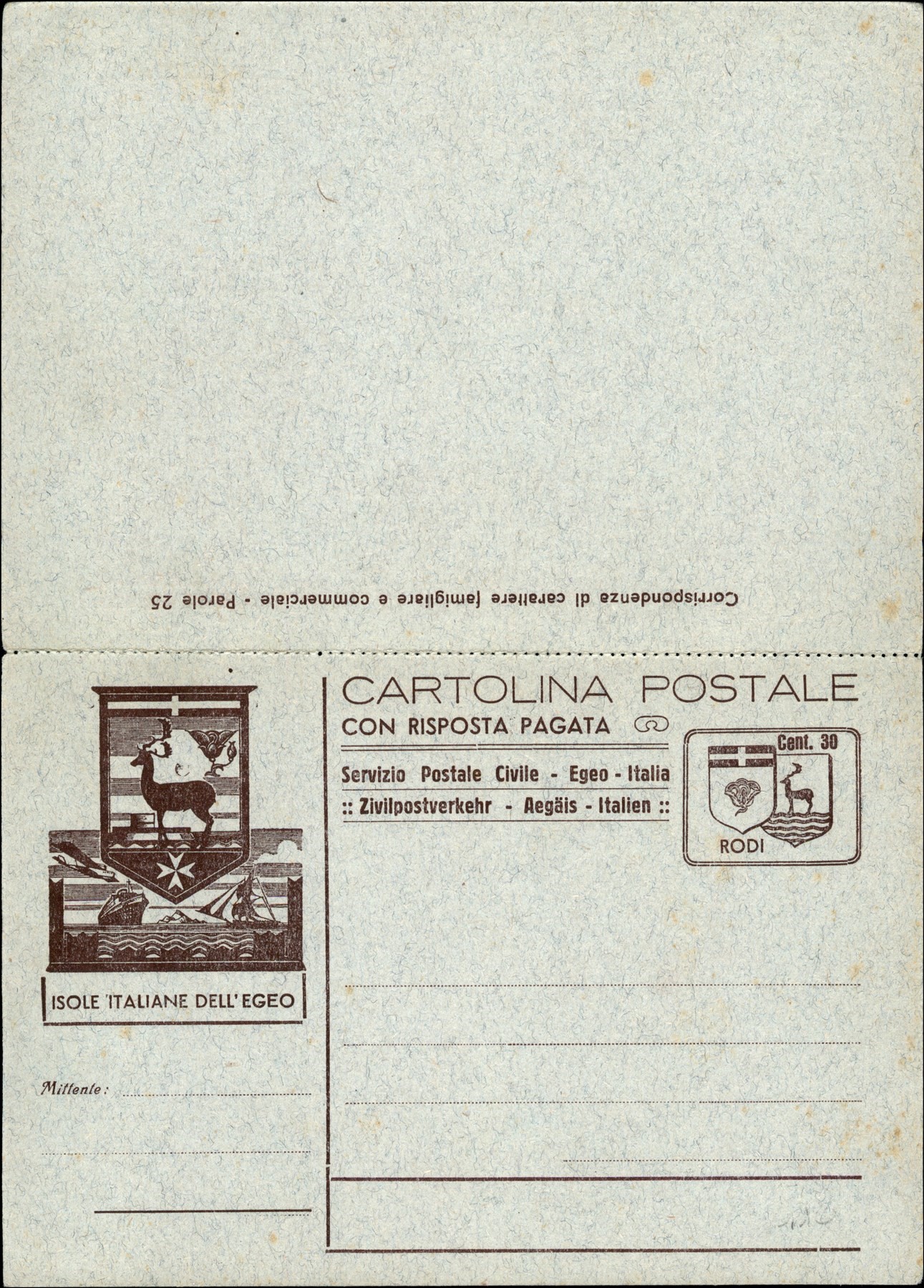 Italia / Colonie / Egeo / Rodi