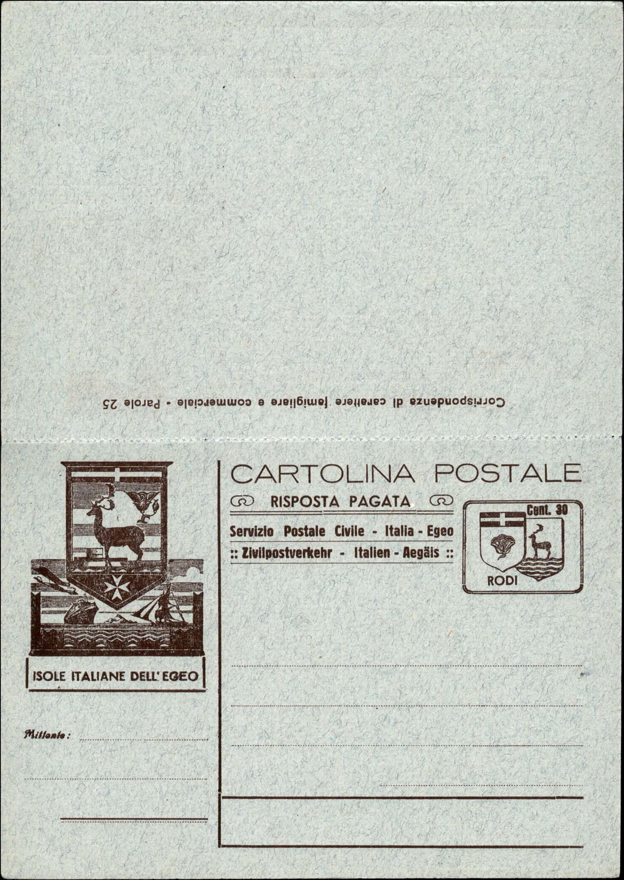 Italia / Colonie / Egeo / Rodi