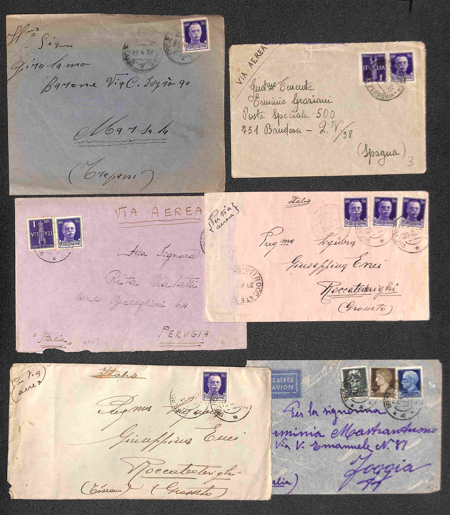 Italia / Regno / Vittorio Emanuele III / Posta Ordinaria