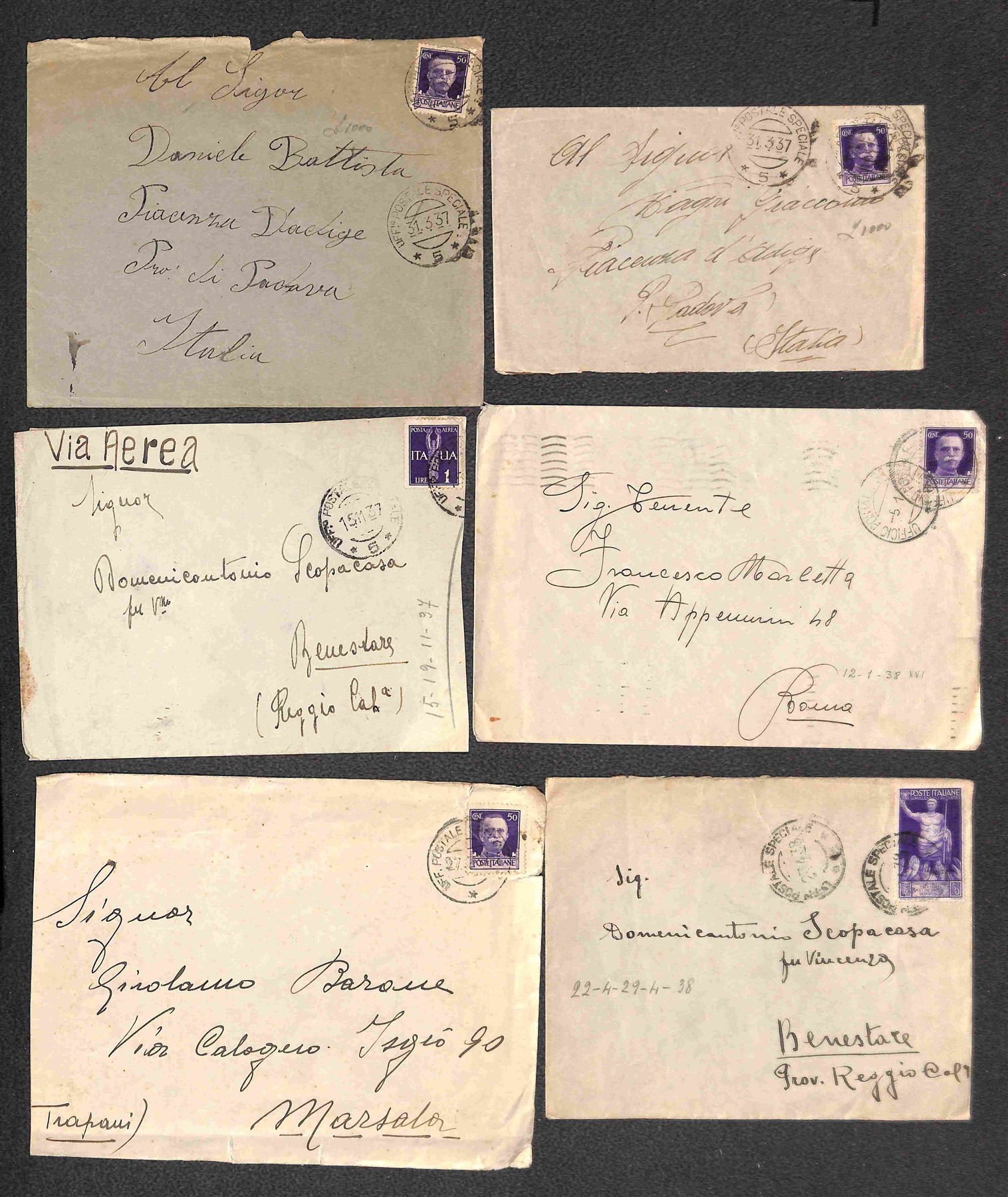 Italia / Regno / Vittorio Emanuele III / Posta Ordinaria