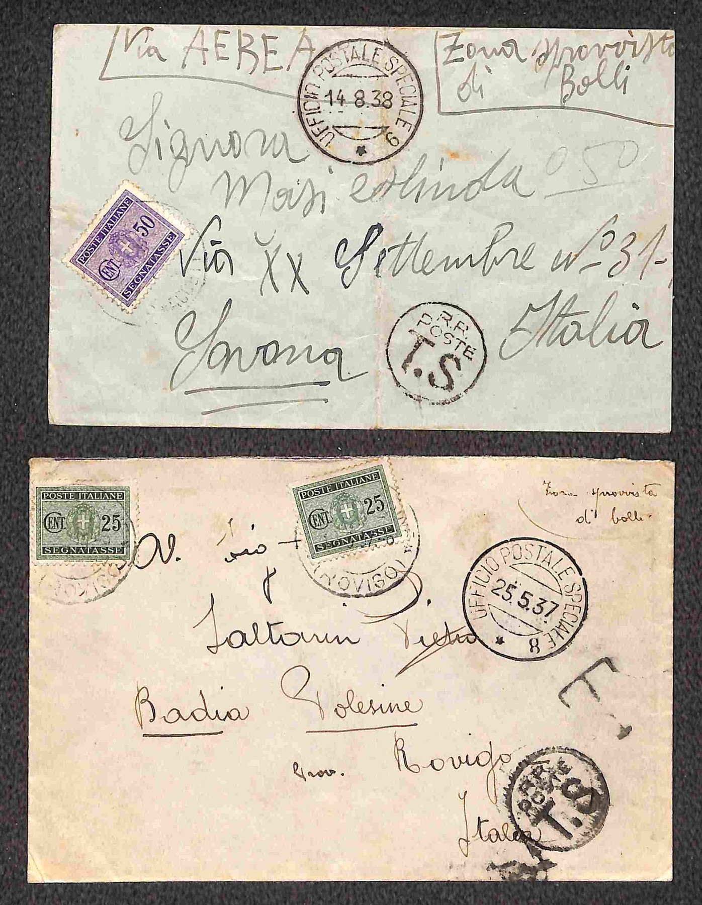 Italia / Regno / Vittorio Emanuele III / Posta Ordinaria