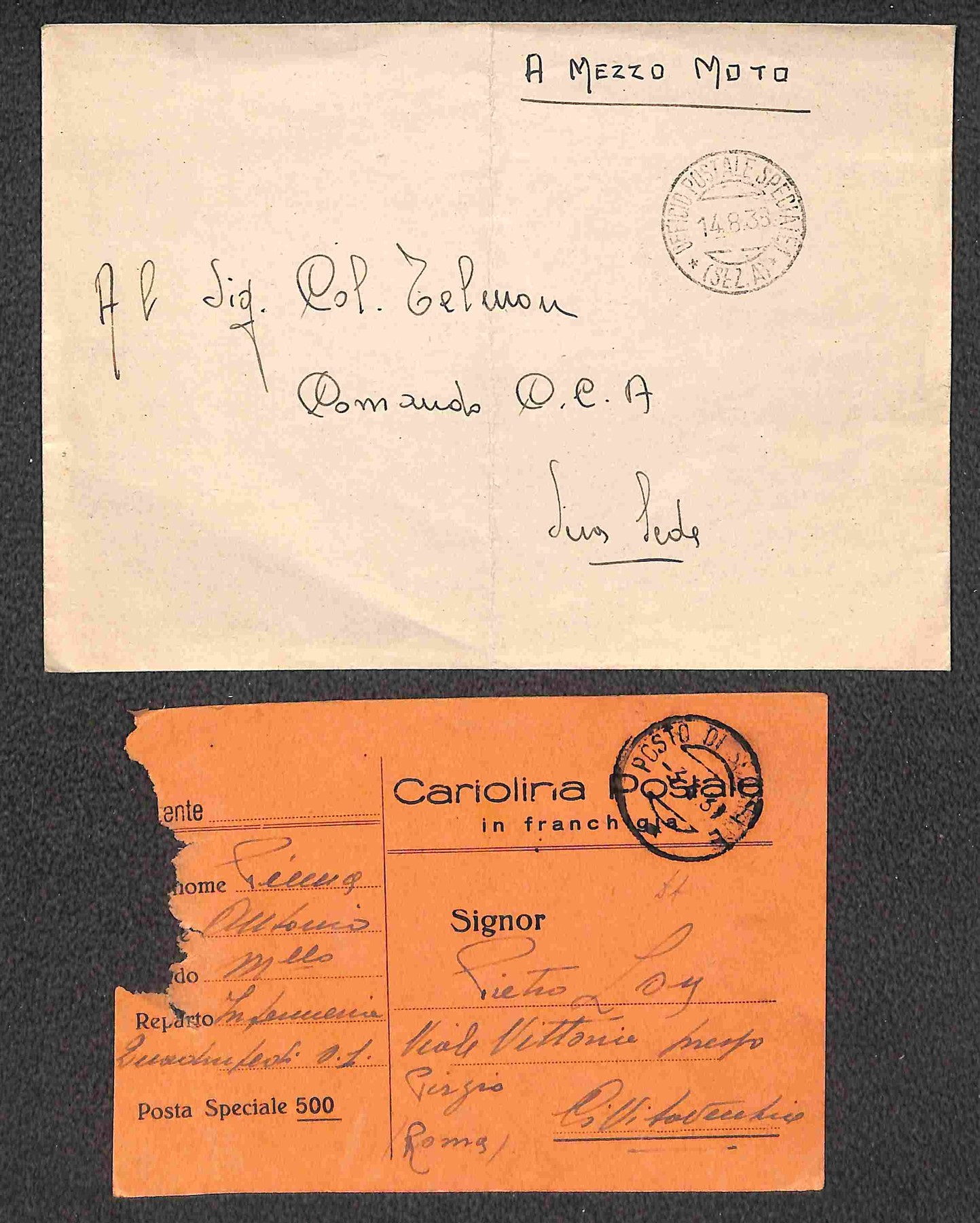 Italia / Regno / Vittorio Emanuele III / Posta Ordinaria