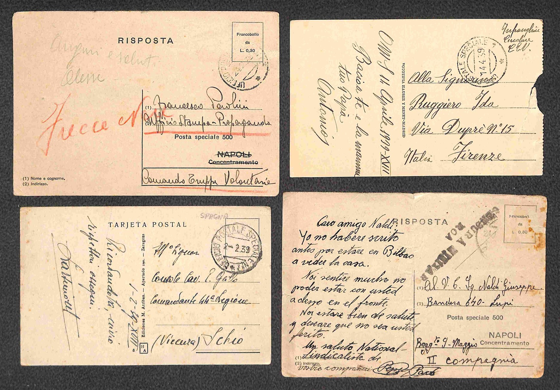 Italia / Regno / Vittorio Emanuele III / Posta Ordinaria