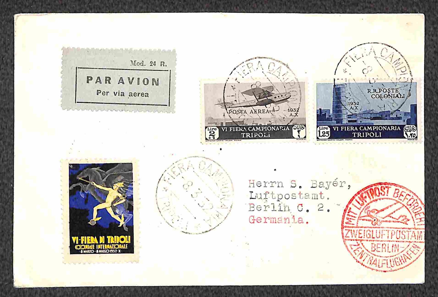 Italia / Colonie / Libia / Aerogrammi