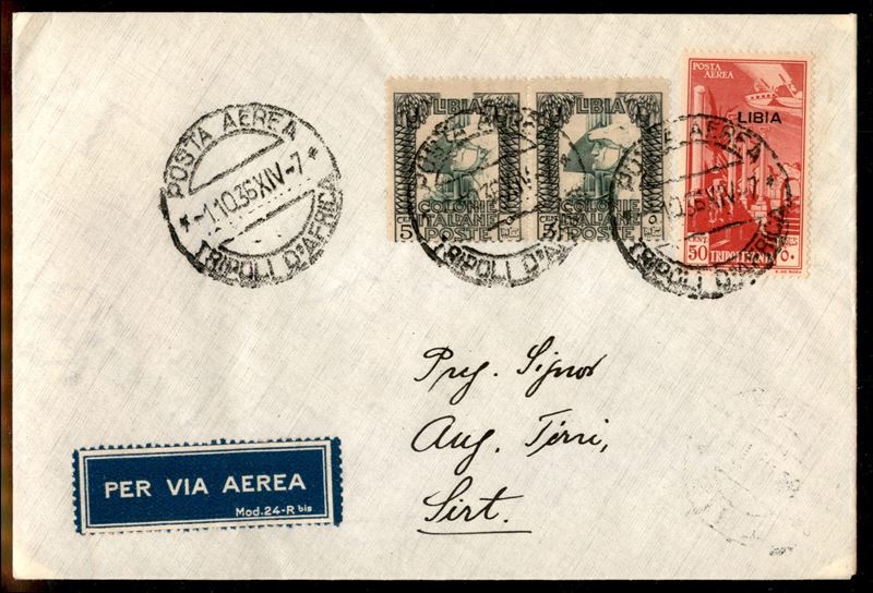 Italia / Colonie / Libia / Aerogrammi