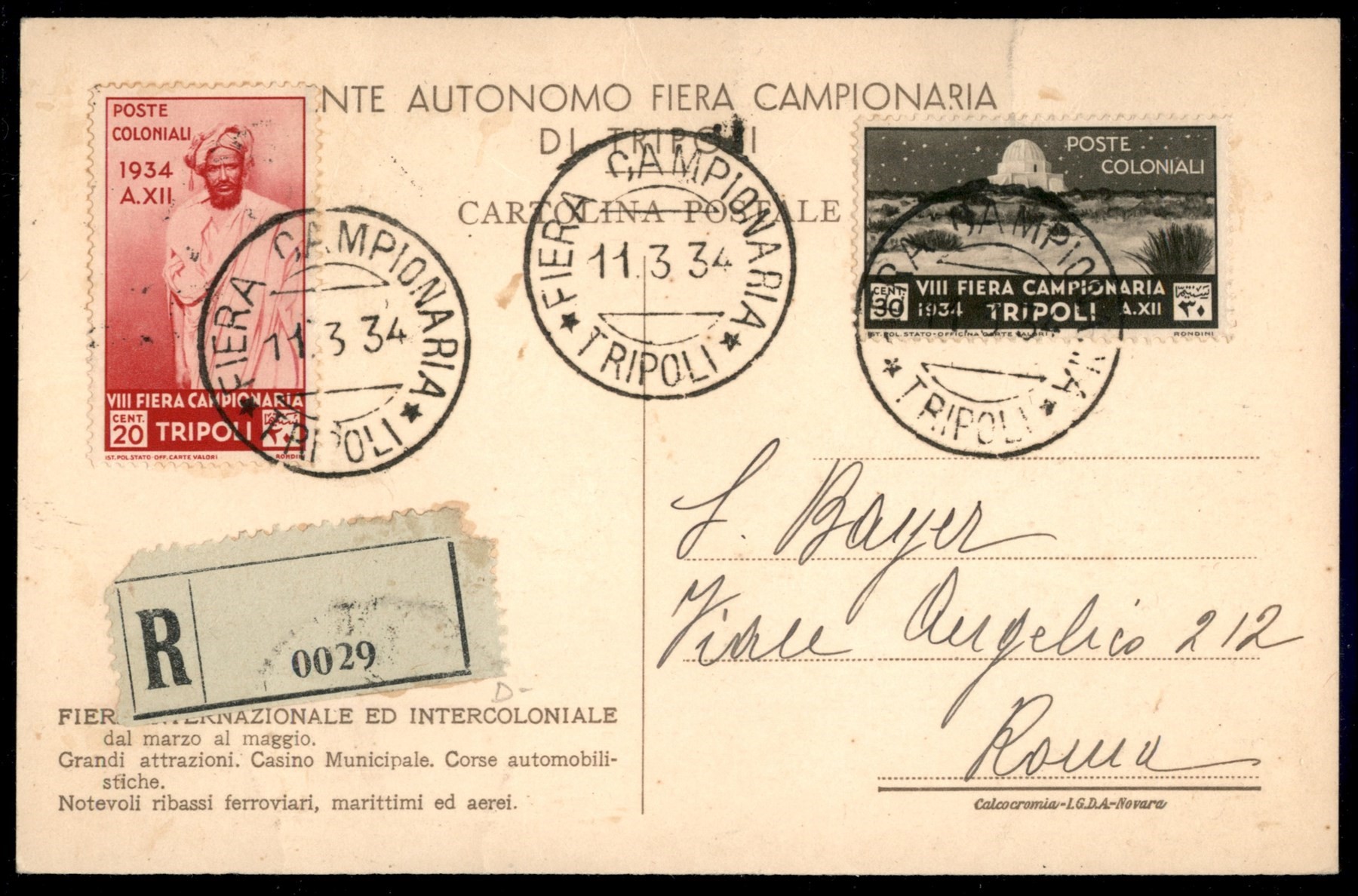 Italia / Colonie / Libia / Posta Ordinaria