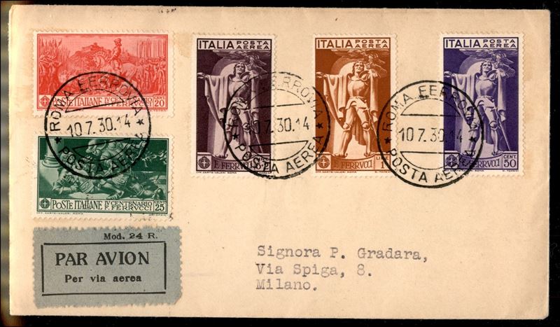 Italia / Regno / Vittorio Emanuele III / Aerogrammi