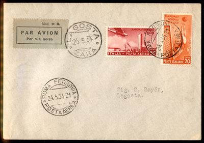 Italia / Regno / Vittorio Emanuele III / Aerogrammi