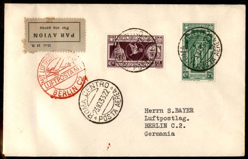 Italia / Regno / Vittorio Emanuele III / Aerogrammi