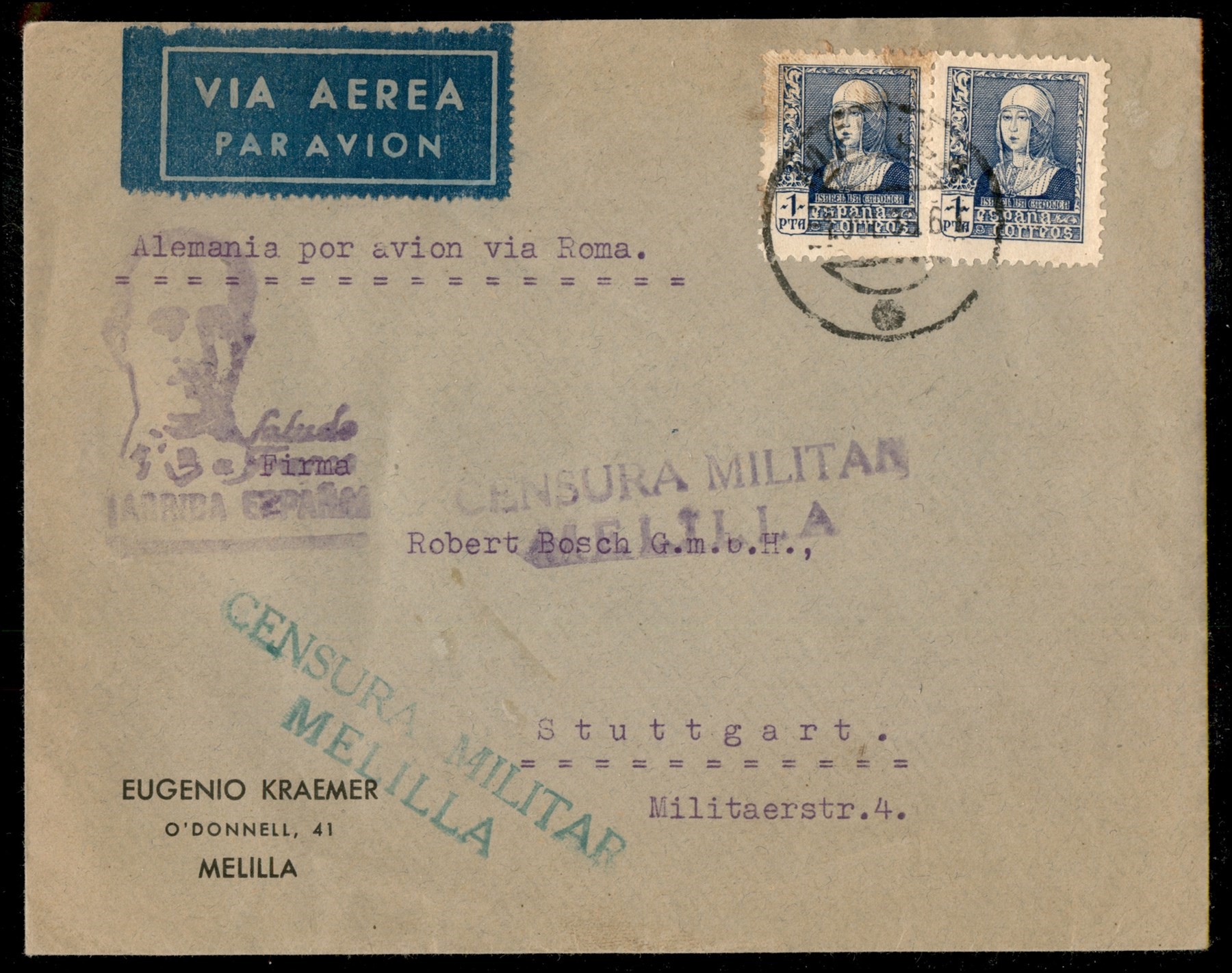 Spagna / Aerogrammi