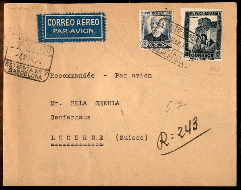 Spagna / Aerogrammi