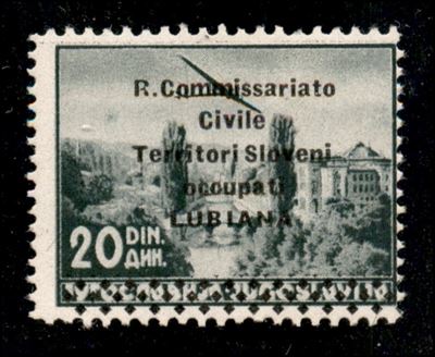 Italia / Occupazioni II Guerra Mondiale / Lubiana / Posta Aerea