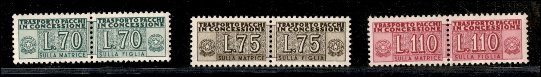 Italia / Repubblica / Pacchi in Concessione