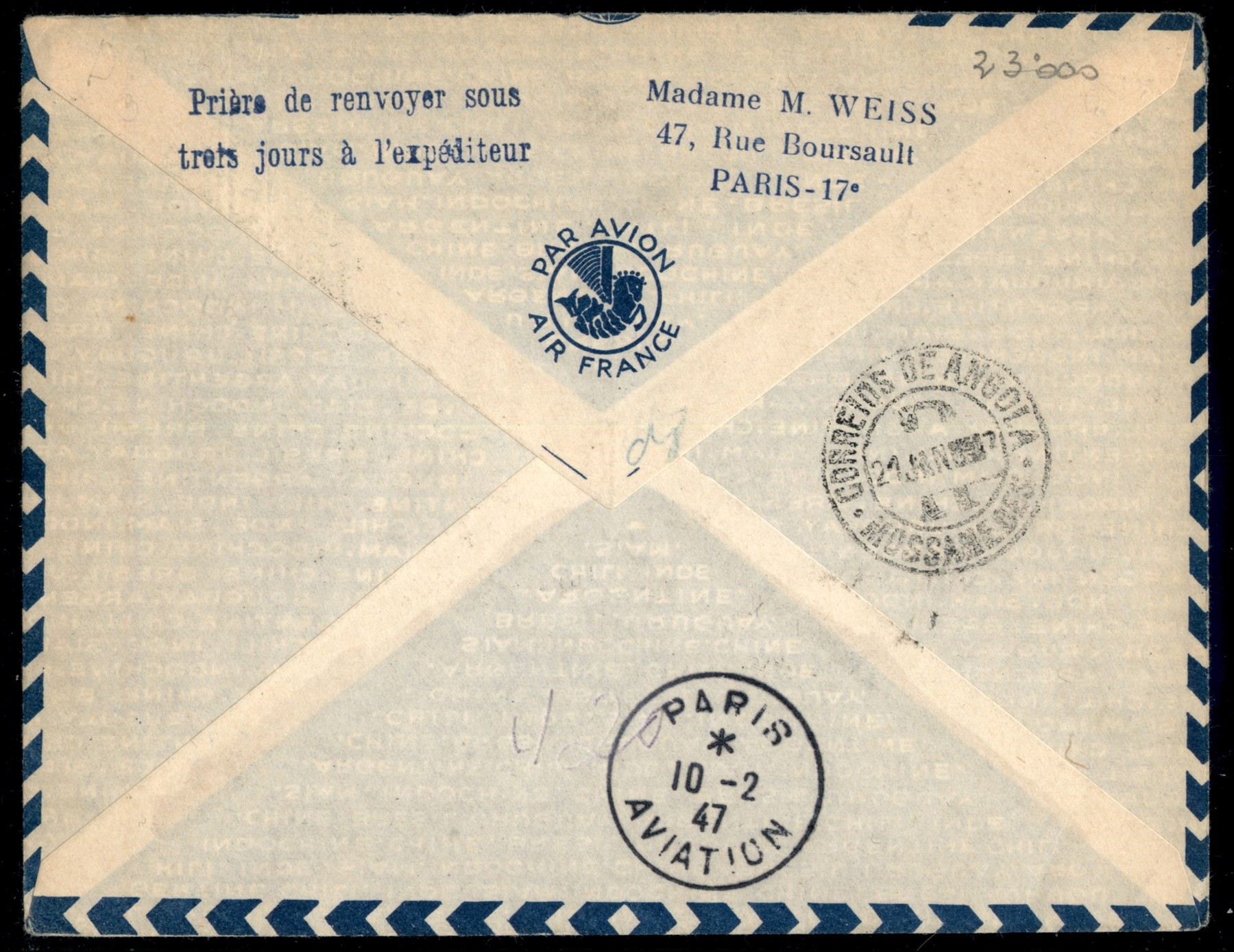 Francia / Aerogrammi