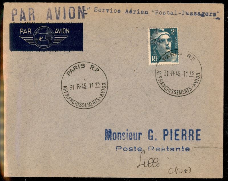Francia / Aerogrammi