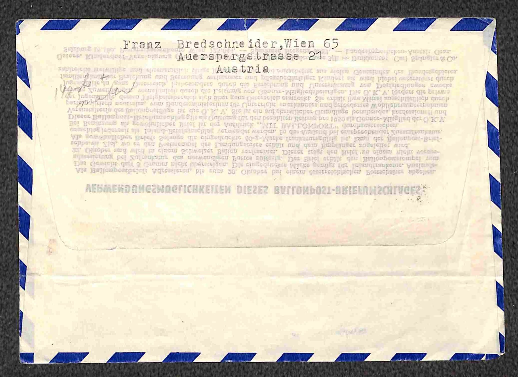Austria / Aerogrammi