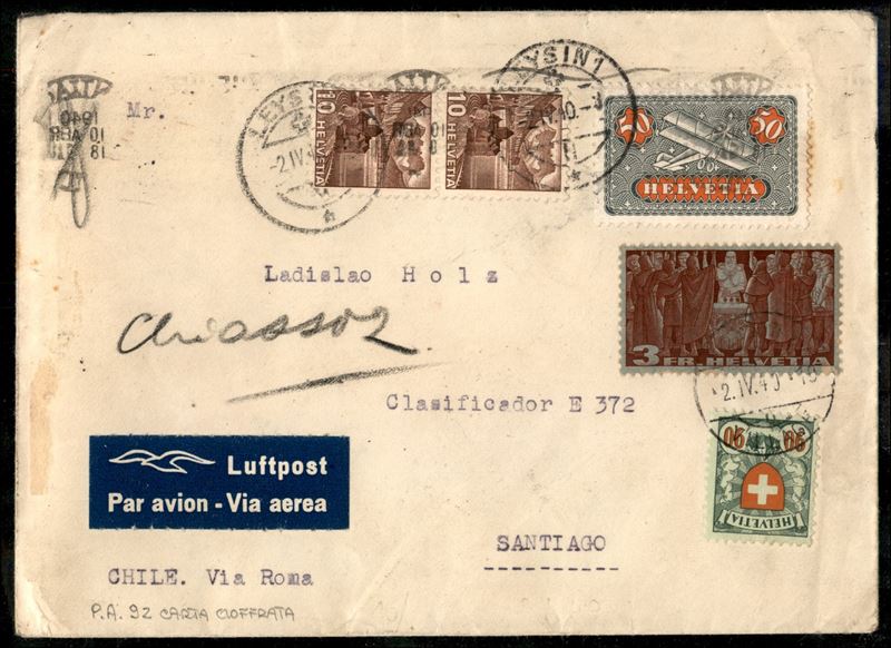 Svizzera / Aerogrammi