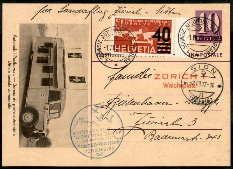 Svizzera / Aerogrammi