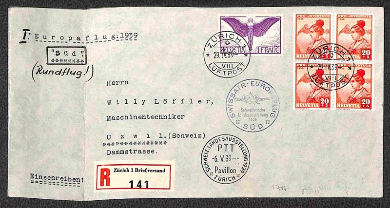 Svizzera / Aerogrammi