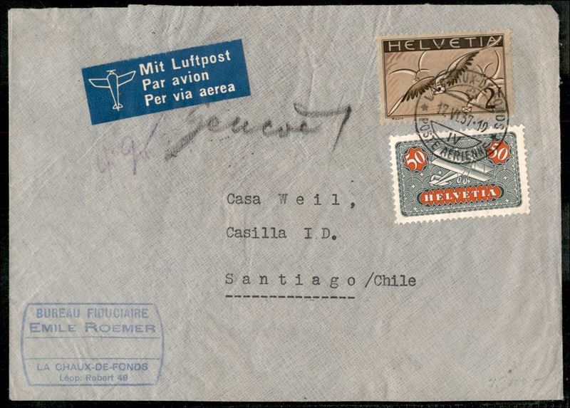 Svizzera / Aerogrammi