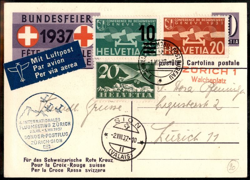 Svizzera / Aerogrammi