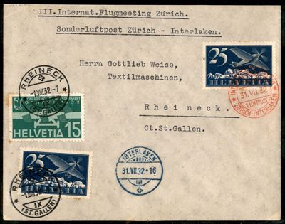 Svizzera / Aerogrammi