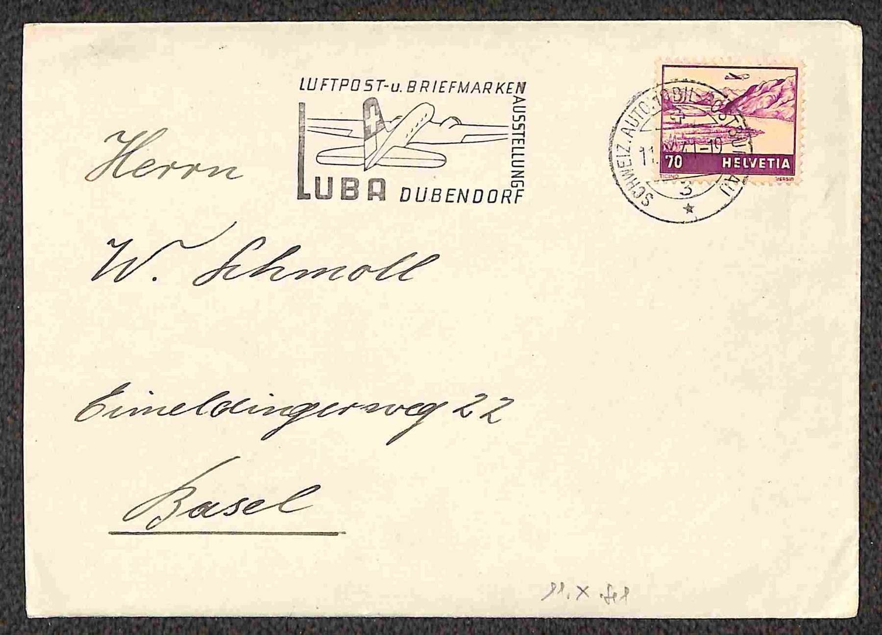 Svizzera / Aerogrammi