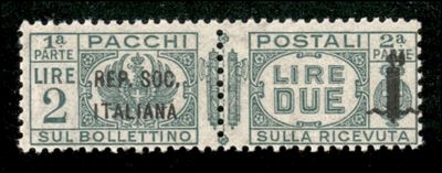 Italia / Rsi / Provvisori / Pacchi Postali