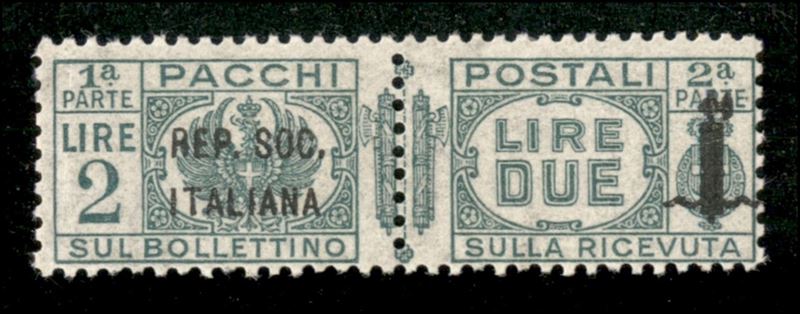 Italia / Rsi / Provvisori / Pacchi Postali