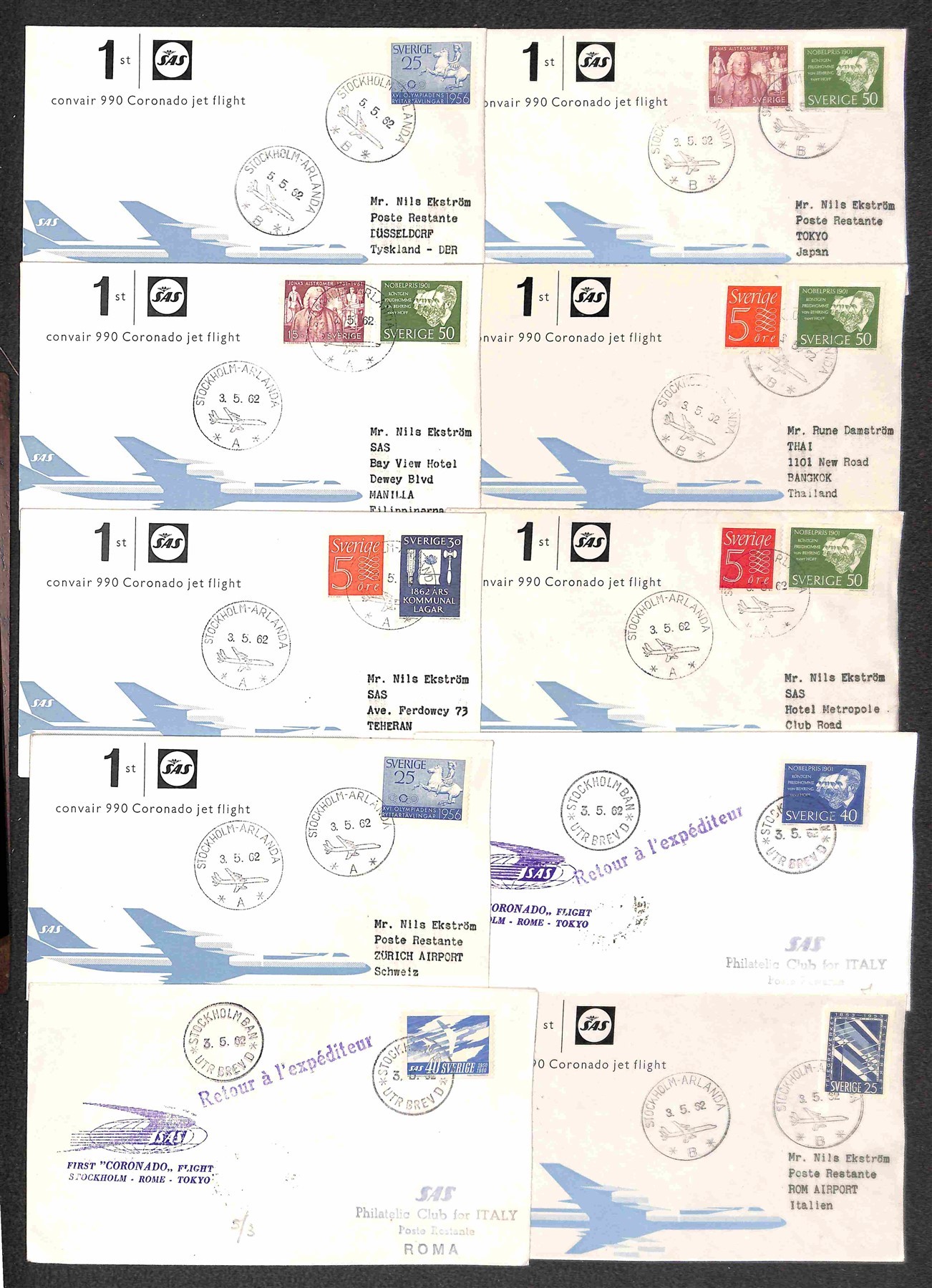 Paesi Europei / Aerogrammi