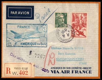 Francia / Aerogrammi