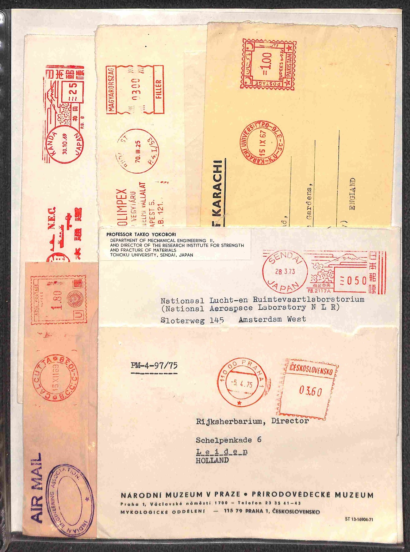 Paesi Europei / Posta Ordinaria
