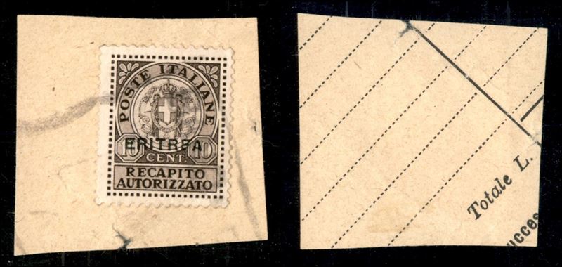 Italia / Colonie / Eritrea / Recapito Autorizzato
