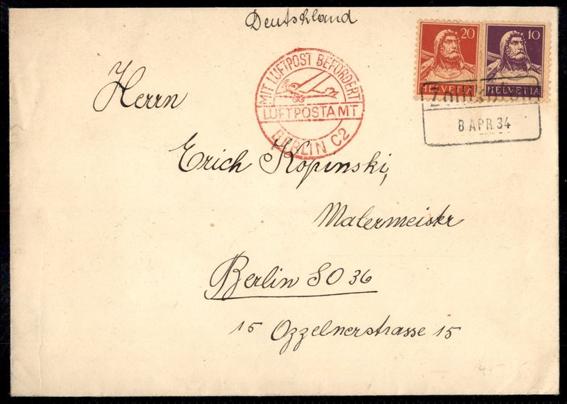 Svizzera / Aerogrammi