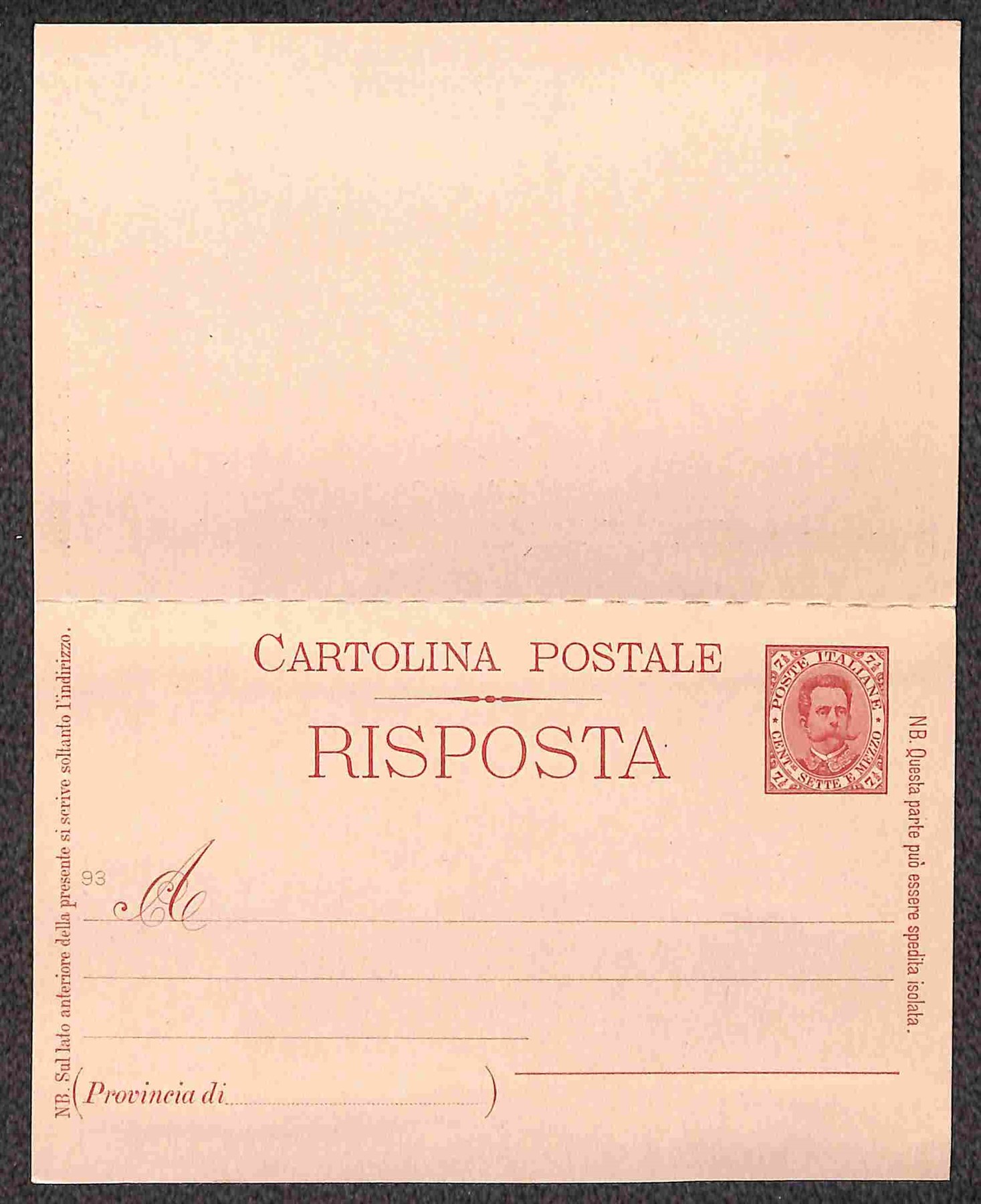 Italia / Regno / Posta Ordinaria