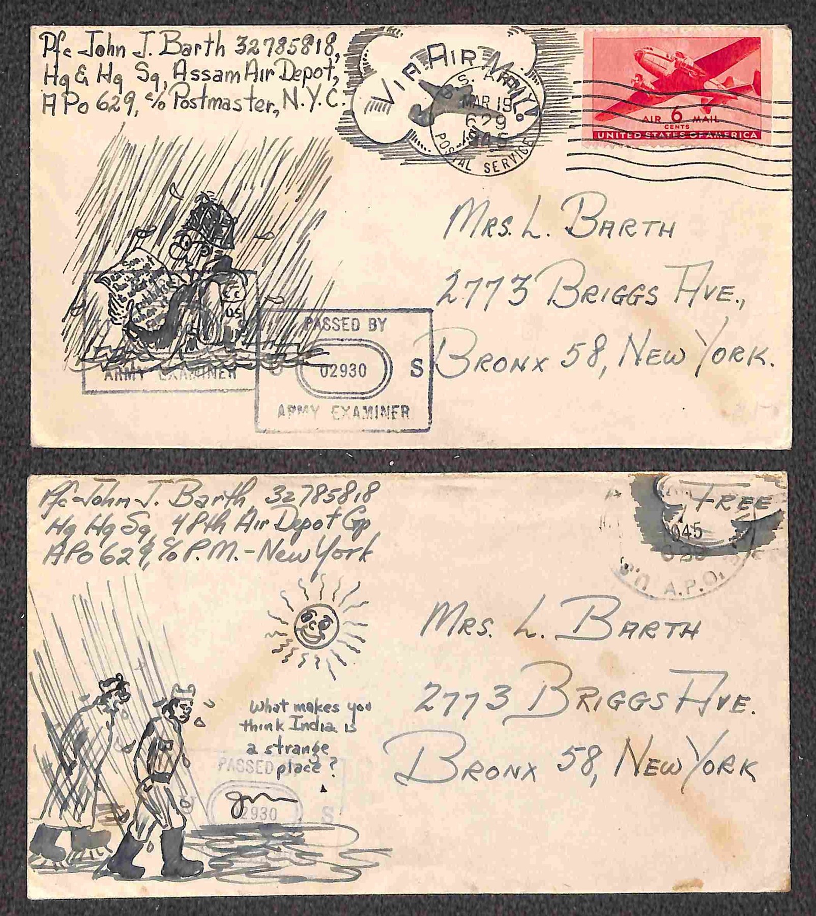 Stati Uniti D'america / Posta Militare
