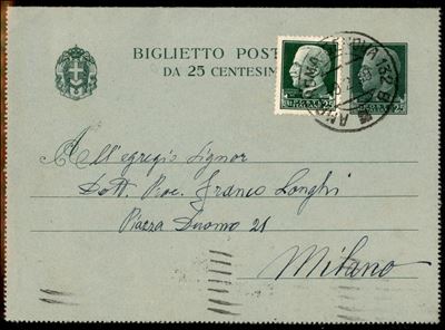 Italia / Regno / Vittorio Emanuele III / Posta Ordinaria