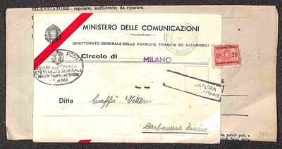 Italia / Regno / Vittorio Emanuele III / Segnatasse