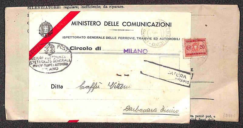 Italia / Regno / Vittorio Emanuele III / Segnatasse