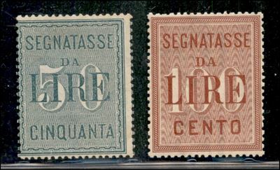 Italia / Regno / Umberto i / Segnatasse