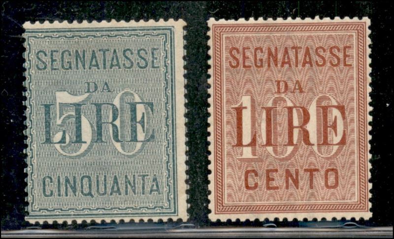 Italia / Regno / Umberto i / Segnatasse