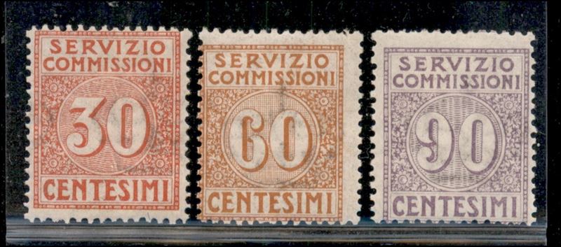 Italia / Regno / Vittorio Emanuele III / Servizio Commissioni