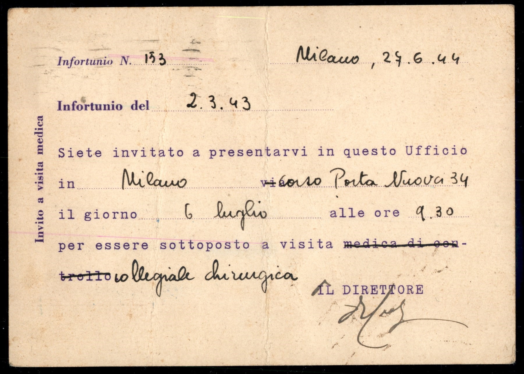 Italia / Rsi / G.n.r. Verona / Posta Ordinaria
