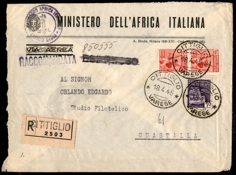 Italia / Rsi / Definitivi / Posta Ordinaria