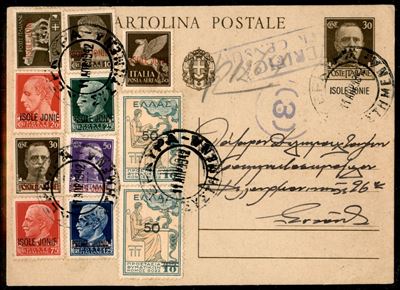 Italia / Occupazioni II Guerra Mondiale / Isole Jonie / Posta Ordinaria + Aerea