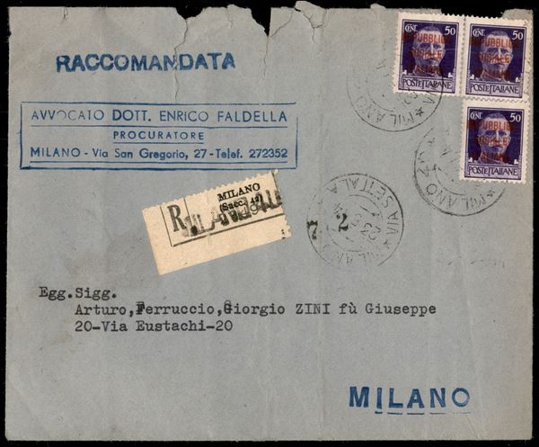 ITALIA / RSI / Provvisori / Posta ordinaria