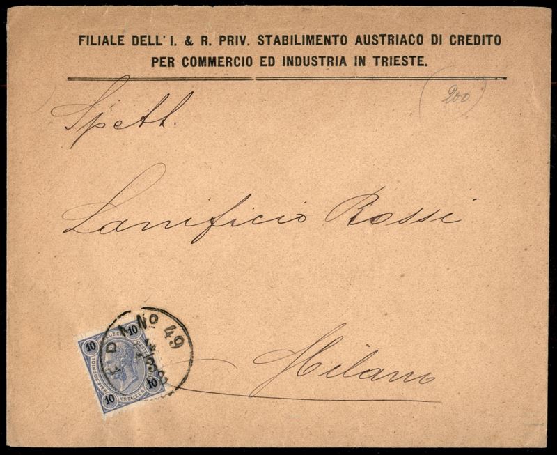 ITALIA / Antichi Stati Italiani / Lombardo Veneto / Territori Italiani d'Austria / Posta ordinari...