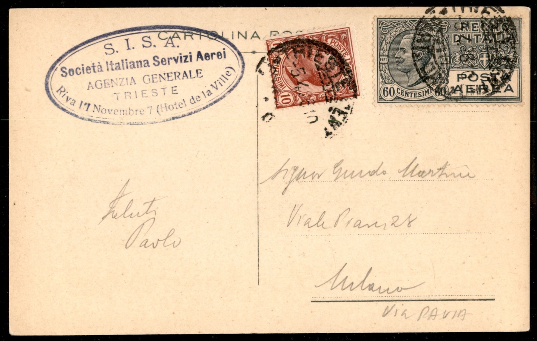 Italia / Regno / Vittorio Emanuele III / Aerogrammi