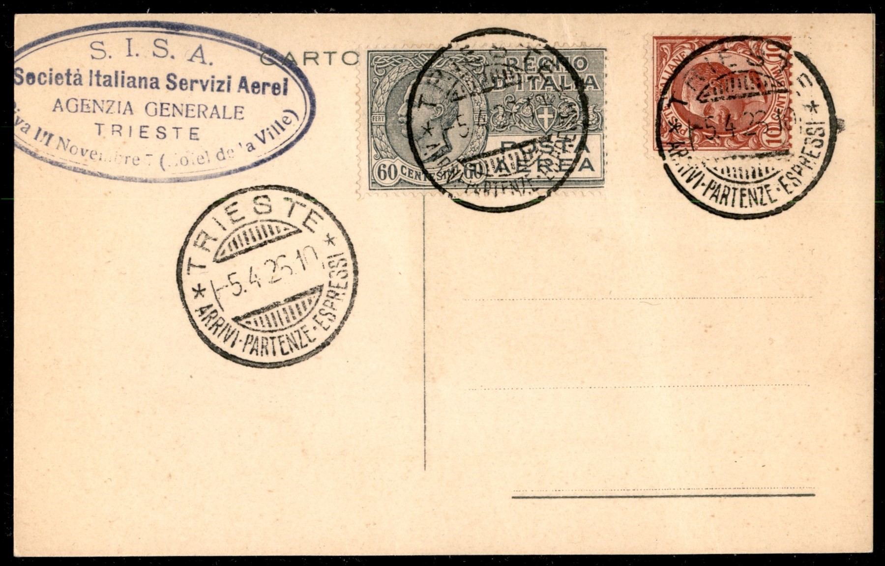 Italia / Regno / Vittorio Emanuele III / Aerogrammi