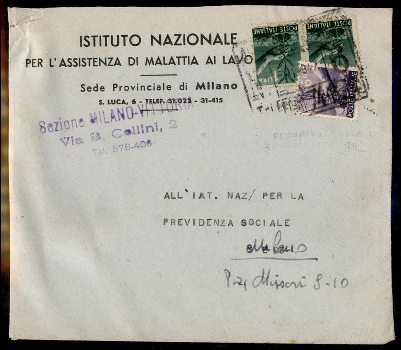 Italia / Repubblica / Posta Ordinaria